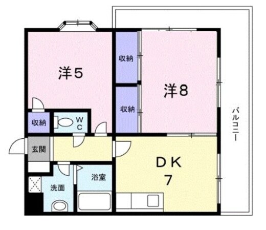 パークフジ小泉の物件間取画像